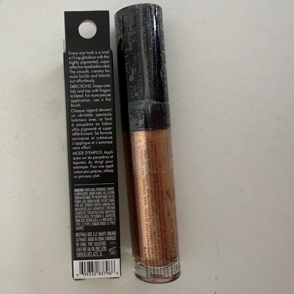 elf Eyeshadow Bundle Appeal Glitzshow Royal Foil Liquid Rose Gold Lot‎ New